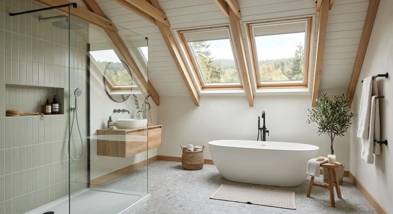 Attic Bathroom Remodeling in Middlesex County, NJ
