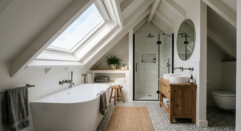 Attic Bathroom Remodeling in Middlesex County, NJ