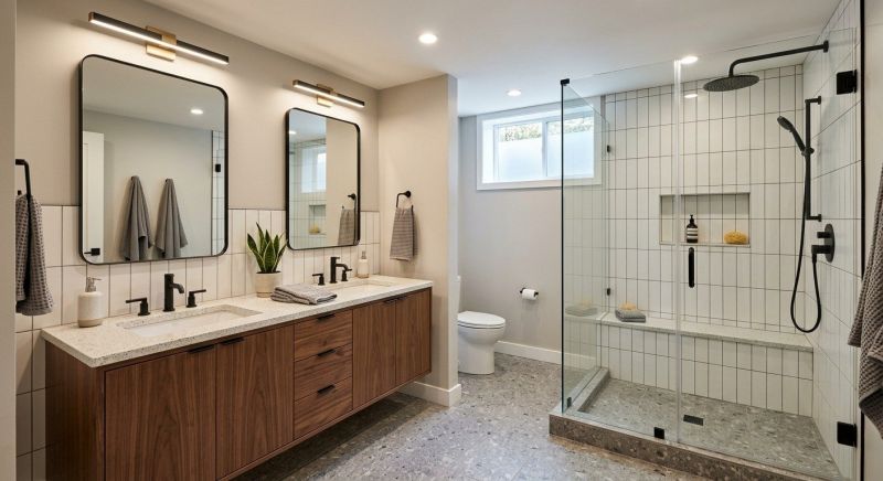 Basement Bathroom Remodeling in Middlesex County, NJ